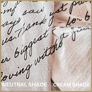 Natural Beige Lines & Loom Personalized Throw