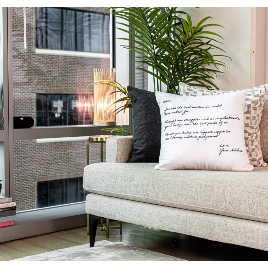 Lines &amp; Loom Personalized Zippered Pillow