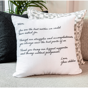 Lines & Loom Personalized Zippered Pillow